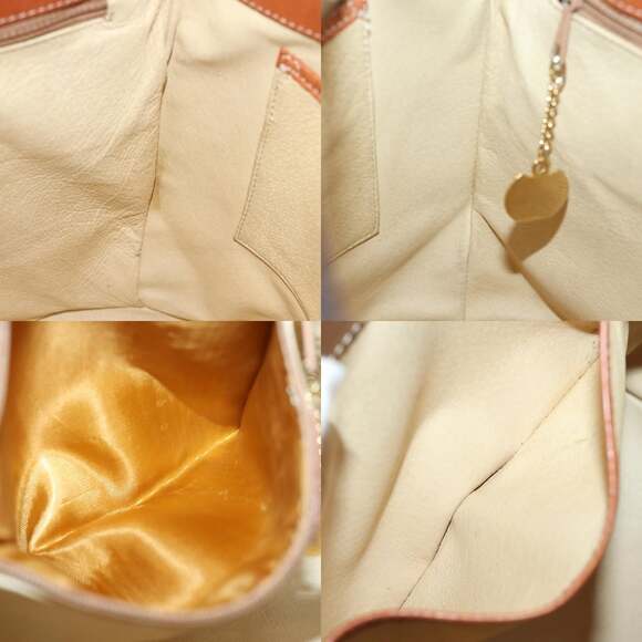 CELINE Macadam Canvas Shoulder Bag Pvc Brown - Picture 12 of 13